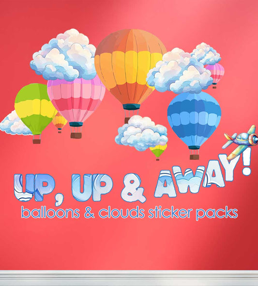 Balloons & Clouds Sticker Packs