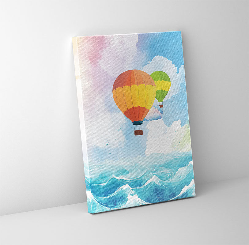 Big Red Balloon Canvas Print