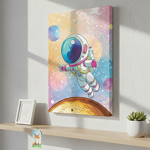 Isabelle the Explorer Canvas Print
