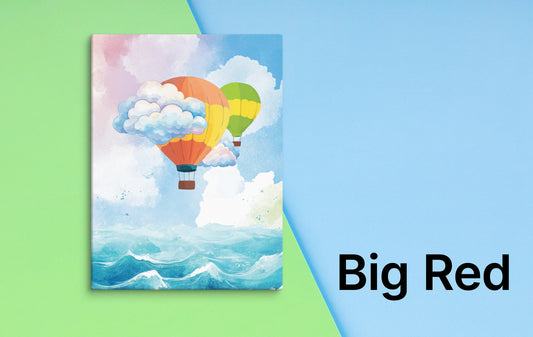 Big Red Balloon Canvas Print