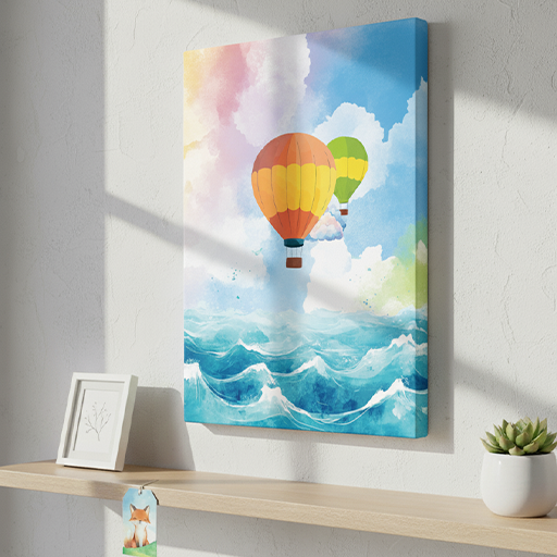 Big Red Balloon Canvas Print
