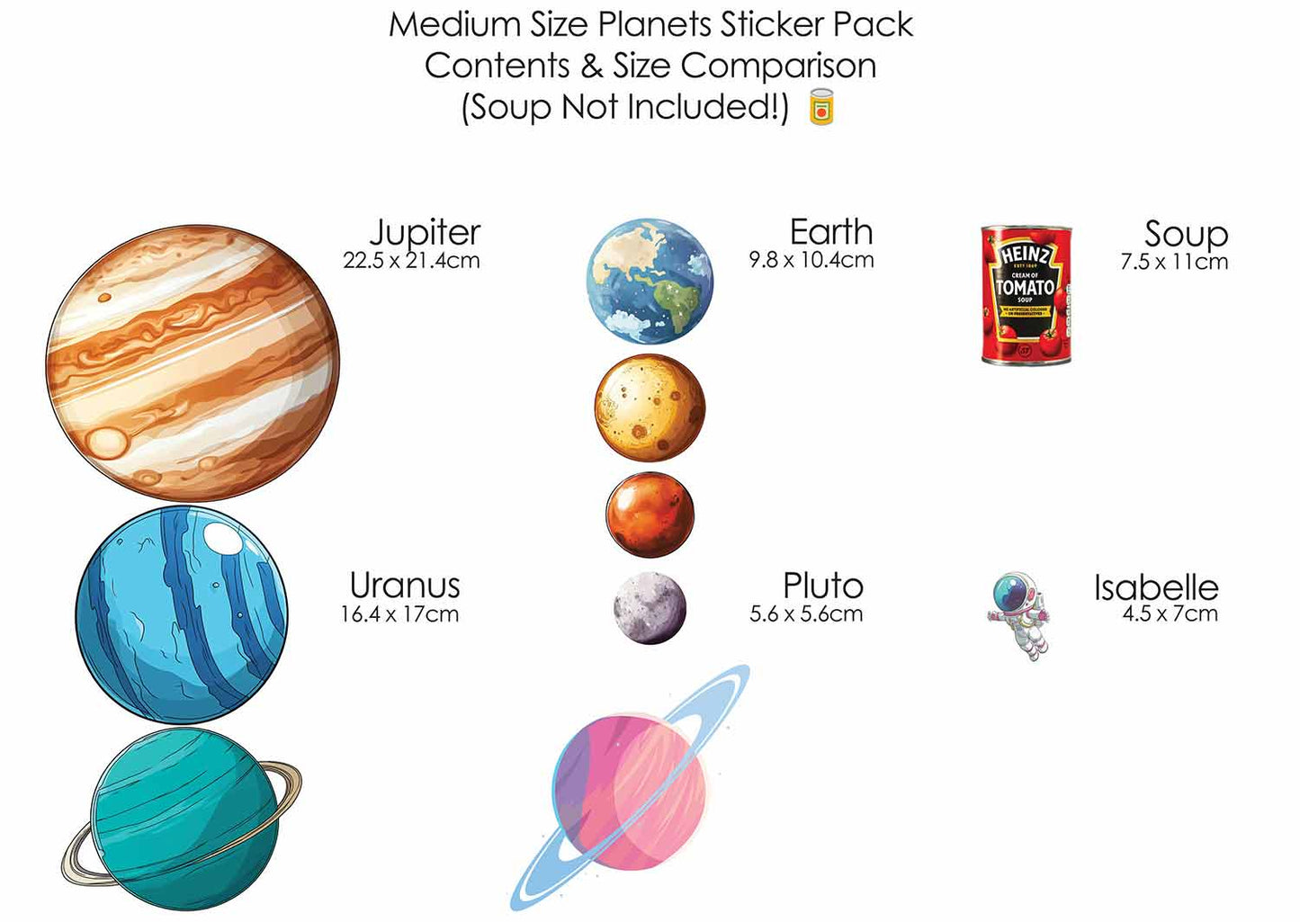 Out of this World! - Planetary Sticker Pack